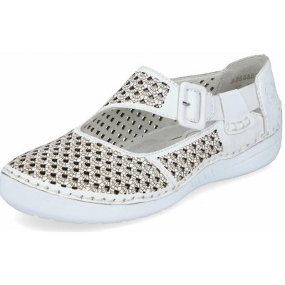 Reiker Dámské polobotky 52565 80 bílá S3 – Hledejceny.cz