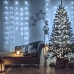Family LED světelný závěs 200 LED studeně bílý, 4,2 m – Hledejceny.cz
