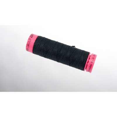 Polyesterové riflové nitě v návinu 30 m 4000 - černá – Zboží Dáma