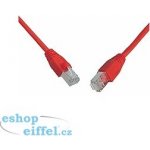 Solarix C5E-315RD-5MB patch CAT5E SFTP PVC, 5m, červený – Zboží Živě