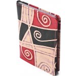 Nivasaža Kožené pouzdro na doklady Nivasaža N30-SNT-MGR barevné-červené – Zboží Mobilmania