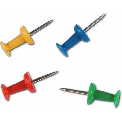 Mapové špendlíky CONCORDE, dóza 100ks, barevné – Zboží Dáma