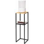 Yamazaki Kovový stojan na květiny Tower černý 80 cm – Hledejceny.cz