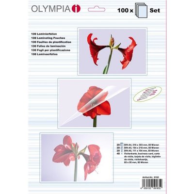 OLYMPIA sada A4, A5, A6 a na vizitky/160 lesklé - balení 100 ks