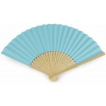 Vějíř papírový k domalování 21x36 cm - modrá světlá – Hledejceny.cz