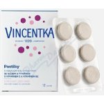 VINCENTKA Pastilky se slézem, tymiánem a vitamínem C+B2 18 ks – Hledejceny.cz