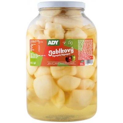 Ady Jablka loupaná dělená kompot 3100 g – Zboží Dáma