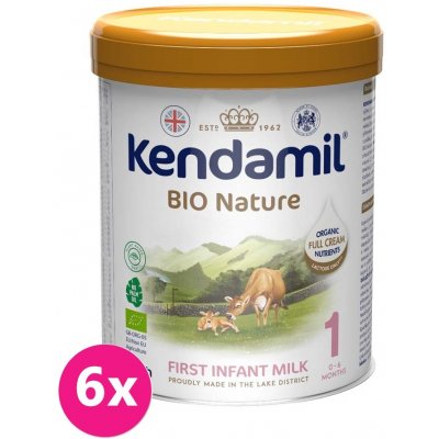 Kendamil 1 BIO Nature DHA+ 6 x 800 g – Zbozi.Blesk.cz