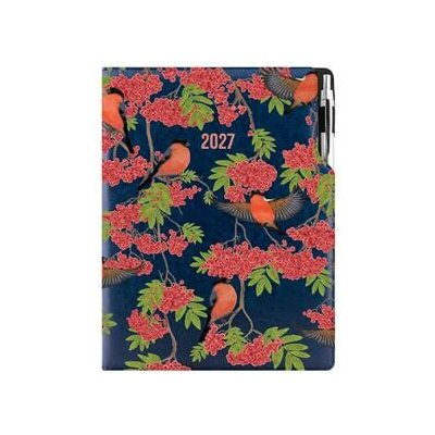 Design A4 týdenní 2027 modrá – Zboží Mobilmania