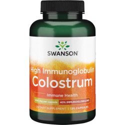 Swanson Colostrum High IG 500 mg 120 kapslí