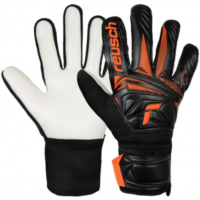 Reusch Attrakt Starter Solid černá/oranžová UK 10,5 – Hledejceny.cz
