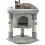 Lionto škrabadlo šedé 40 x 40 x 60 cm – Sleviste.cz