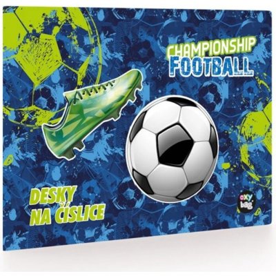 KARTON 2026 Desky na číslice fotbal 2 – Sleviste.cz