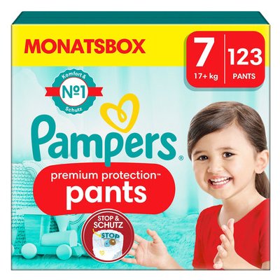 Pampers Premium Protection Pants 7 123 ks – Zboží Mobilmania