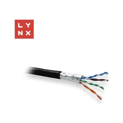 Lynx CS EDF_10102836 FTP Cat5e PE (Fca) 0,5mm 305m černý – Zboží Živě