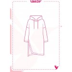 Takoy Střih PDF dámské asymetrické teplákové šaty Brianna-48-54 – Zboží Mobilmania