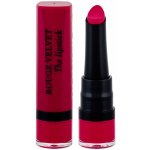 Bourjois Paris Rouge Velvet The Lipstick matná rtěnka 09 Fuchsia Botté 2,4 g – Zboží Mobilmania