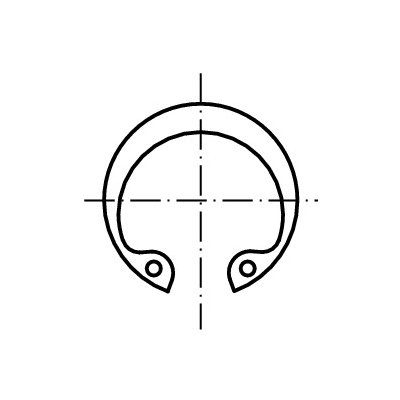 PROFISTYL DIN 472 Kroužek pojistný pro díru nerez A1 Varianta: DIN 472 Kroužek pojistný pro díru nerez A1 30 mm – Zboží Mobilmania