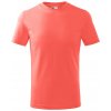 Dětské tričko Malfini Basic 138 korálová