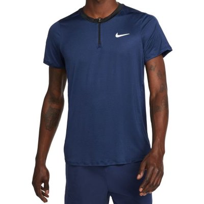 Nike men's Court Dri-Fit Advantage Polo midnight navy/black /white – Zboží Mobilmania