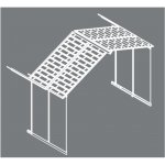 Palram Rozšiřovací modul 11x4,1 pro domky série Yukon 11 (antracit) – Zboží Dáma