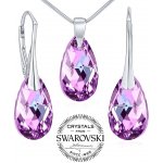 Set stříbrných šperků Vitrail Light kapka se Swarovski Crystals LSW182S – Zboží Dáma