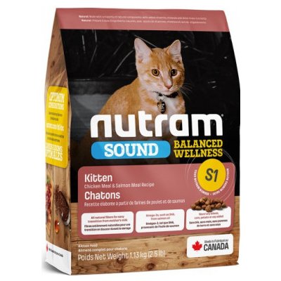 Nutram Sound Kitten 1,13 kg – Zboží Mobilmania