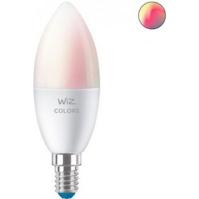 WiZ LED žárovka E14 C37 4,9W 470lm 2200-6500K RGB IP20, stmívatelná