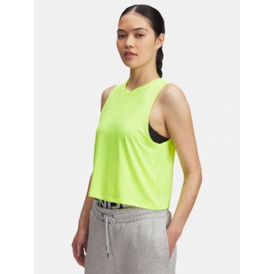 Under Armour Vanish Energy Crop Tank Žlutá – Zboží Mobilmania