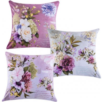 decoDoma Sada 3 ks povlaků na polštářky WHISPER 45 x 45 cm – Zboží Mobilmania