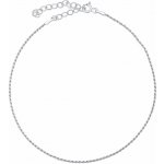 SILVEGO Stříbrný řetízek na nohu TTTA450AS – Zboží Dáma