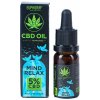 Doplněk stravy na spánek a nervovou soustavu Euphoria CBD olej 5% s terpeny 10 ml 500 mg Mind Relax