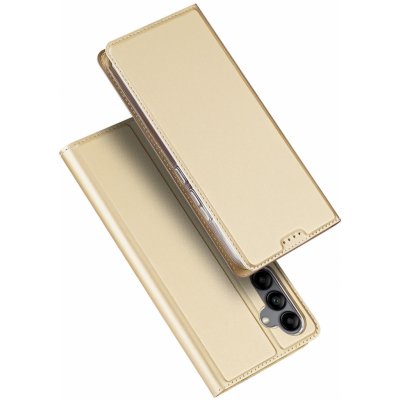 Pouzdro Prémiové flipové DUX DUCIS SKIN Samsung Galaxy A34 5G zlatavé