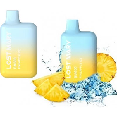 Elf Bar Lost Mary BM600 Pineapple Ice 20 mg 600 potáhnutí – Zboží Dáma