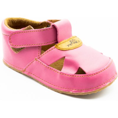Pegres kožené sandálky B1096 růžové – Zboží Mobilmania