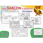 Radost v písku Sada šablon vel. M technika – Zboží Mobilmania