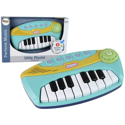 Lean Toys Interaktivní piano modré