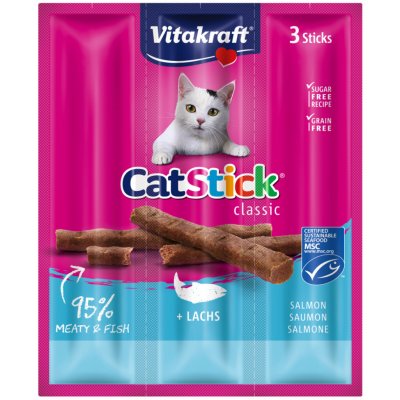 Vitakraft Cat pochoutka Stick mini Losos Pstruh 3 x 6 g
