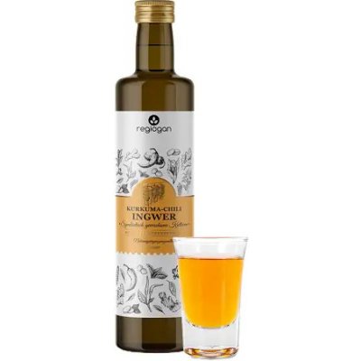 Regiogan Kurkuma-chili-zázvor fermentovaný nápoj 500 ml – Hledejceny.cz