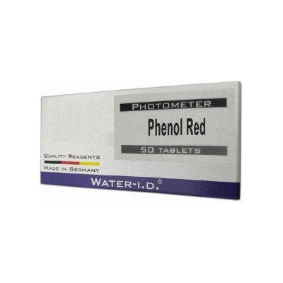 Water I.D. tablety pro PoolLab pH Phenomel Red 50 ks