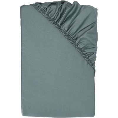 Livarno satén napínací prostěradlo modré 180-200x200 – Zboží Dáma