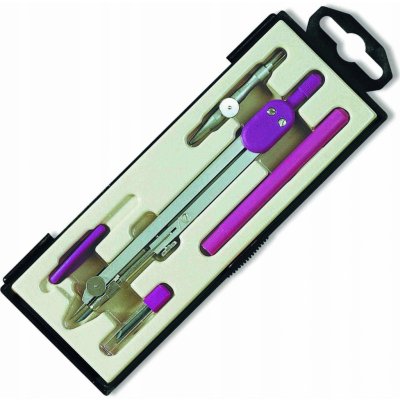 Koh-i-Noor Kovové kružítko 5903 5 dílná sada – Zboží Dáma Koh-i-Noor Kovové kružítko 5903 5 dílná sada – Zboží Dáma