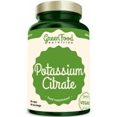 GreenFood Potassium Citrate 90 kapslí – Hledejceny.cz