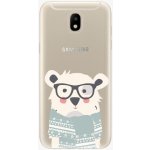 Pouzdro iSaprio - Bear with Scarf - Samsung Galaxy J5 2017 – Sleviste.cz