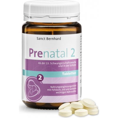 Sanct Bernhard Prenatal 2 Pro těhotné a kojící 100 tablet