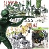 Kruzzel Vojenská základna XXL s 300 kusy plastové figurky včetně pouzdra 32x12x27 cm