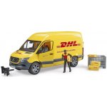 Bruder 2671 Mercedes-Benz Sprinter DHL s řidičem a příslušenstvím – Zboží Dáma