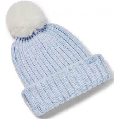 Under Armour W Halftime Pom Beanie-BLU 1386637-464 – Zboží Mobilmania