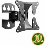 Držák na TV 13"-27" na zeď Holmios, kloubový 30°h 20°v, nosnost 30kg, 10 let záruka – Zboží Živě