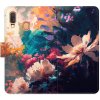 Pouzdro a kryt na mobilní telefon Pouzdro iSaprio Flip s kapsičkami na karty - Spring Flowers Samsung Galaxy A40
